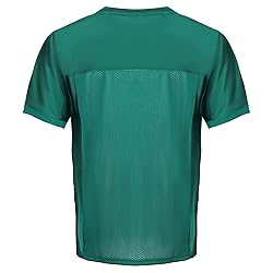 Aumudle Men Blank Plain Football Jersey Practice