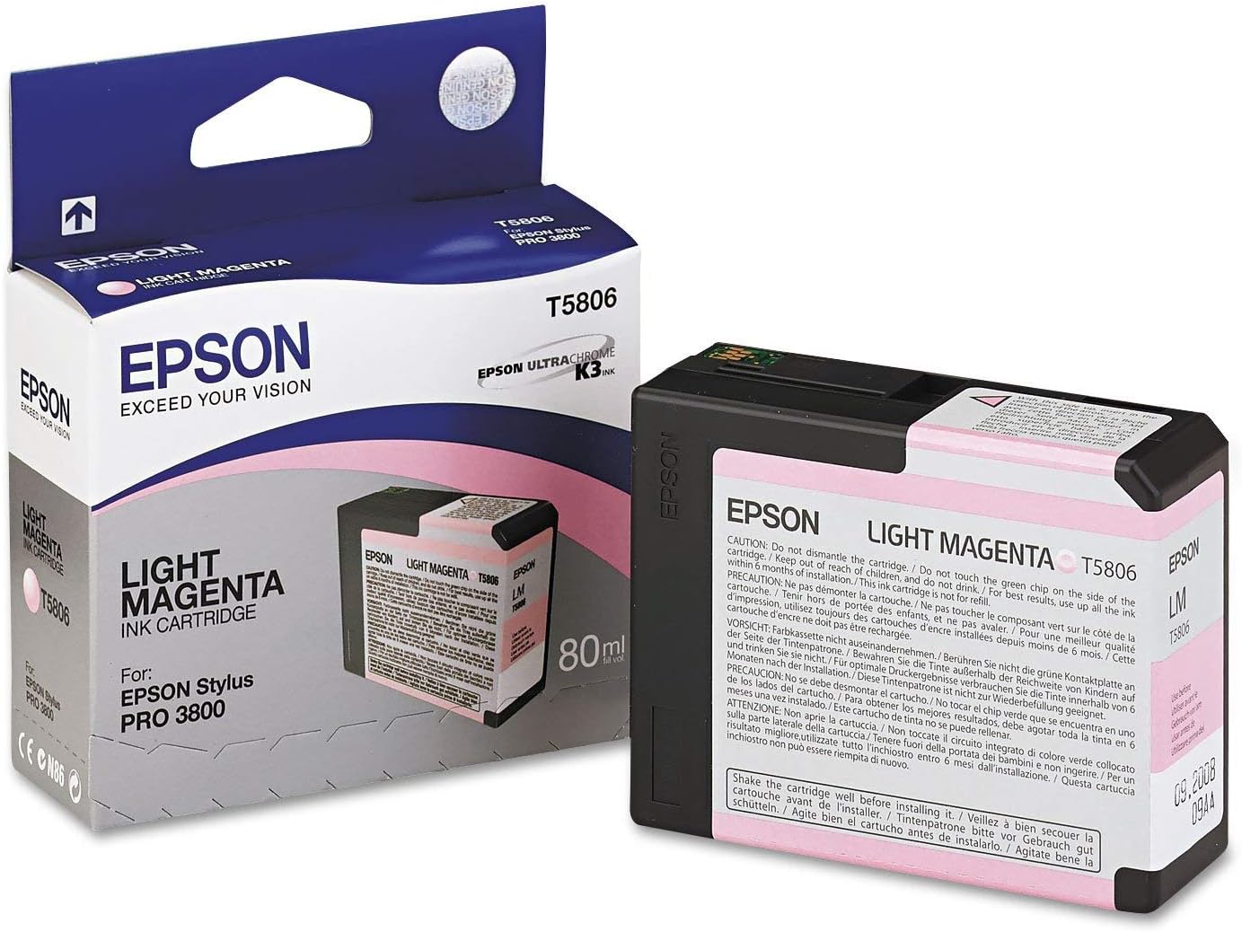 Epson Ink M Clear SP3800 80 ml, Black