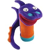 Cate &amp; Levi Storybook Dragon Hand Puppet with Moveable Mouth | Handmade in North America - Great for Storytelling
