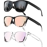 QALLY Sunglasses-women Polarized Sunglasses-womens: Trendy Sun Glasses polarized UV400 Protection Fashion Sunglasses