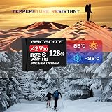 ARCANITE 128GB microSDXC Memory Card with Adapter A2 UHS-I U3 V30 4K Read 95MB/s view 4