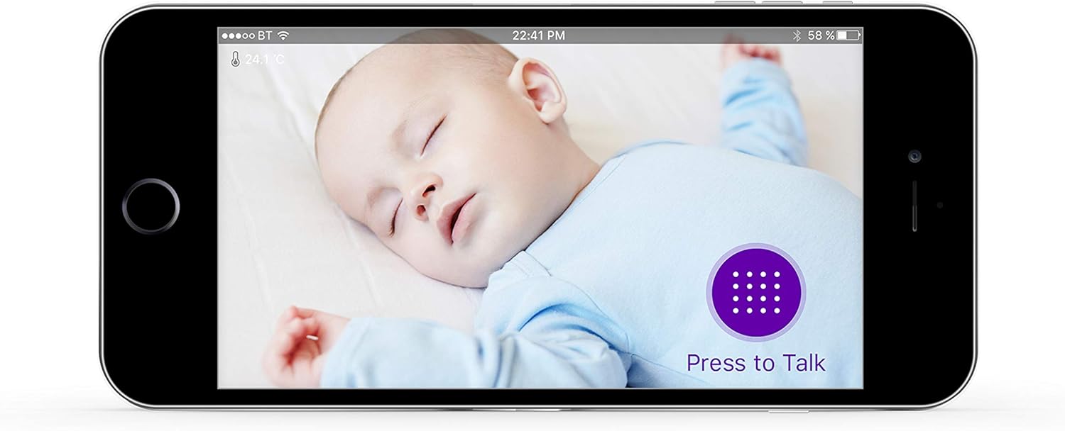 bt smart baby monitor with 2.8 inch screen