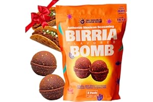 ORIGINAL FLAVOR BOMB Original Birria Bomb Balls - MSG Free Authentic Mexican Food Herbs Spice Seasoning Bombs for Cooking Delicious Tacos & Ramen - 2 Pack - Taco Seasoning Mix Bomba de Birria Sauce
