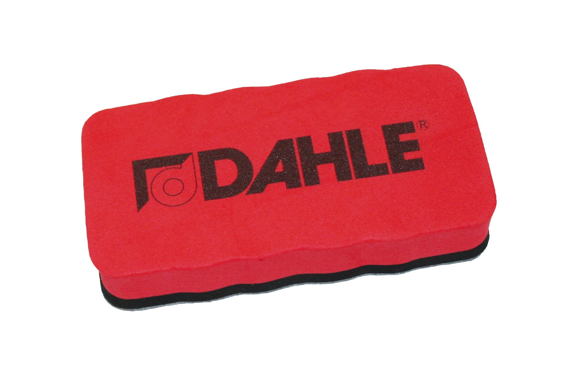 Dahle Whiteboard Eraser (Magnetic Wiper for Dry Cleaning on Many Surfaces) Red