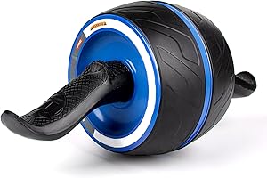 JHYSHAN Ab Roller Wheel with Knee Pad Mat,Automatic Rebound Abdominal Wheel Abs Workout Equipment,Home Gym Equipment,No Noise Ab Wheel for Men&Women Abdominal