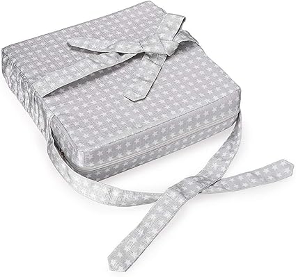 Ruikey Coussin De Chaise Enfant Antiderapage Eponge Confortable Coussin Rehausseur Chaise Bebe Pour Chaise De Salle A Manger Blanc Amazon Fr Bebes Puericulture