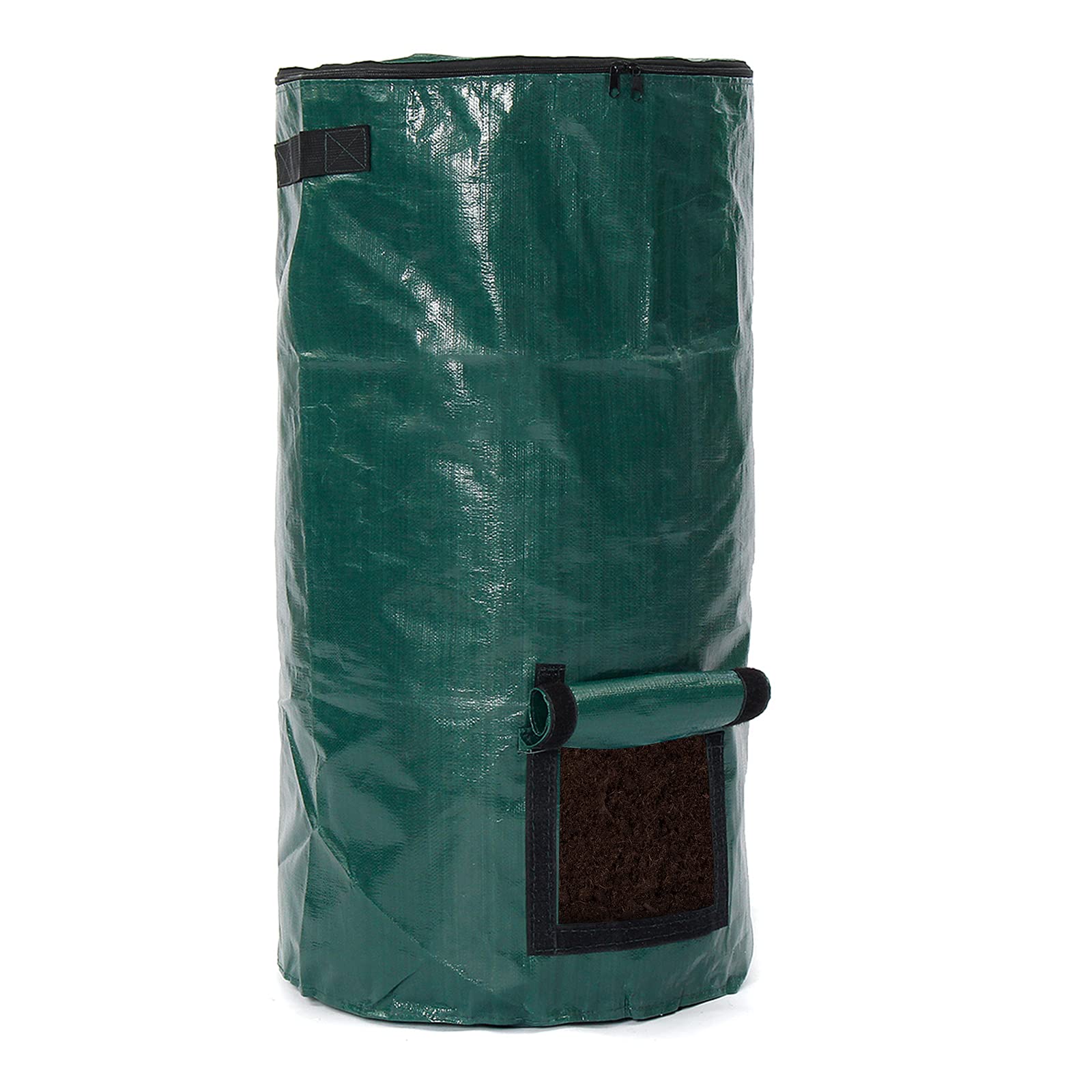 AIBAOBAO Garden Waste Bins Homemade Organic Ferment PE Bag, 15 Gallons Environmental Reusable Pe Waste Disposal Compost Bags for Kitchen Garden Yard, Potato Grow Bag Outdoor Kitchen Waste Disposal Bag