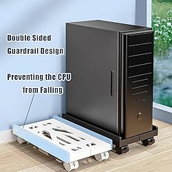 BYMECOST Adjustable Computer Tower Stand, PC Stand