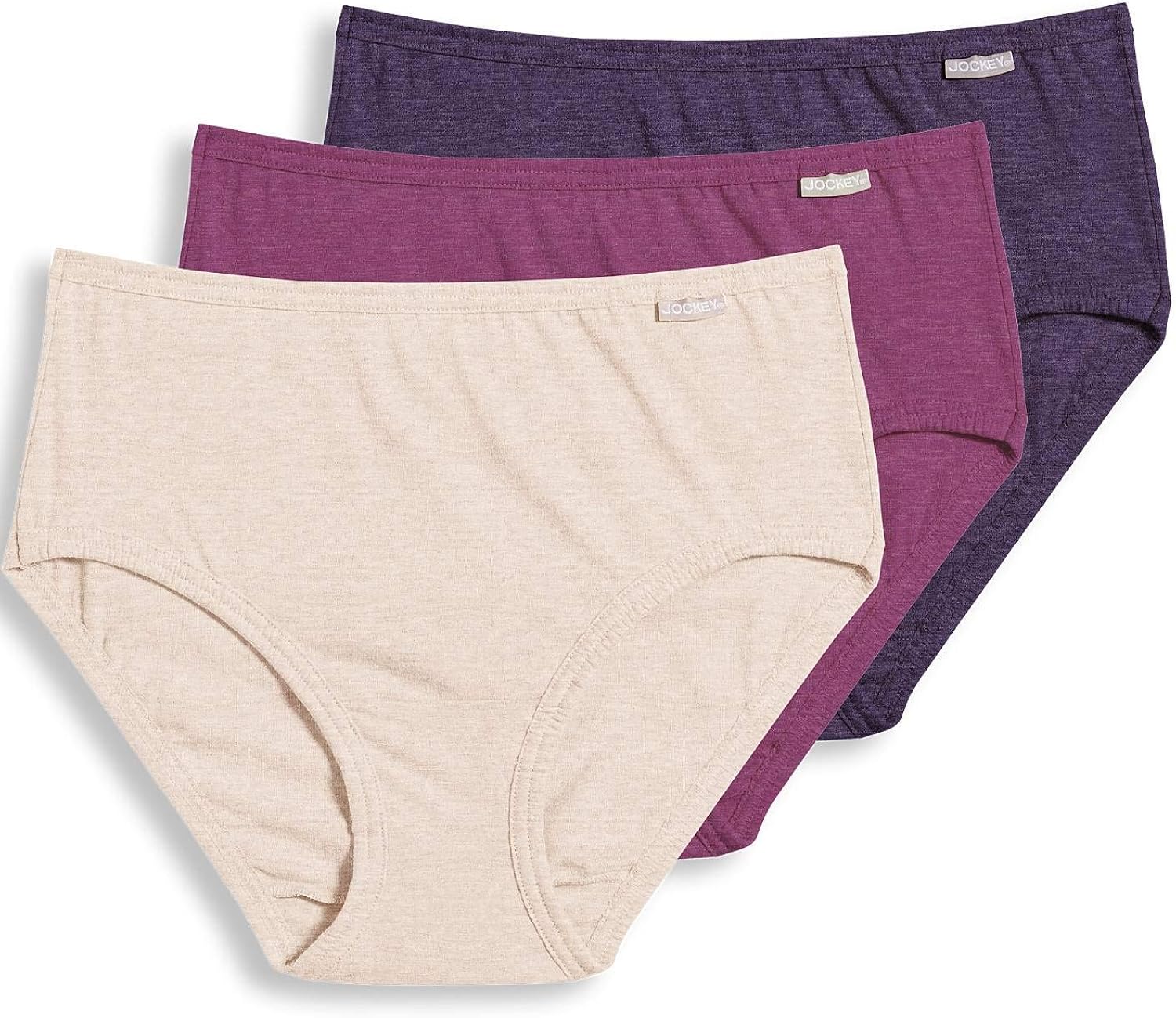 Jockey Women's Underwear Elance Hipster - 3 Pack at  Women’s Clothing store: Hipster Panties