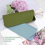 SenZee Glasses Cases 6 Pack Soft PU Leather Spectacle Pouch 17.5x7.5cm view 4