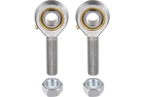 uxcell 2pcs POSB7 Male Rod End Bearing 7/16 Inch Bore and 7/16-20 Right Hand Thread, Self-Lubricating Joint Rod Ends, Include