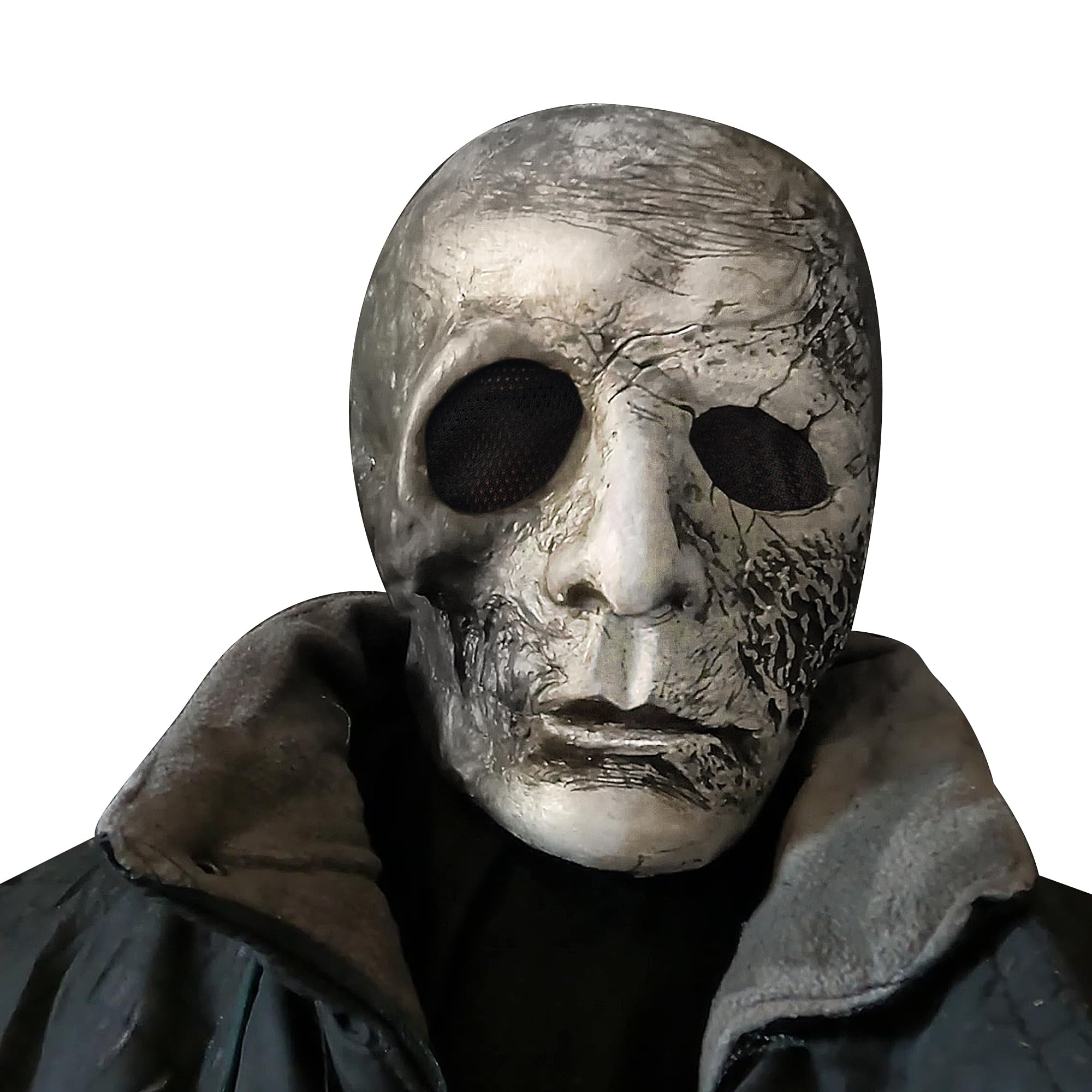 PartyHop Horror Skull Mask Scary Latex Full Head Realistic Zombie Masks Fancy Dress for Halloween Carnival Costume Party