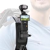 Osmo Pocket 3 Backpack Strap Mount,360 Rotation Quick Clip Bag Belt Shoulder Strap Mount with Extended Border Backpack Holder Compatible with DJI Osmo Pocket 3 Mounts Accessories
