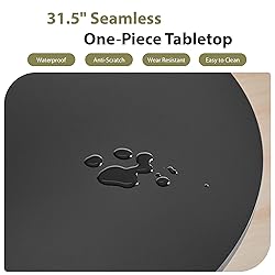 31.5" Round Dining Table for 2-4, Modern Kitchen