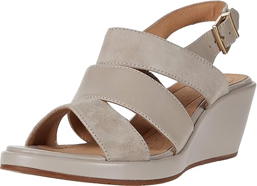 clarks un plaza strap wedge sandal