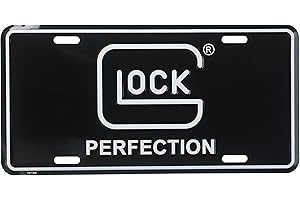 Glock Perfection License Plate, Black