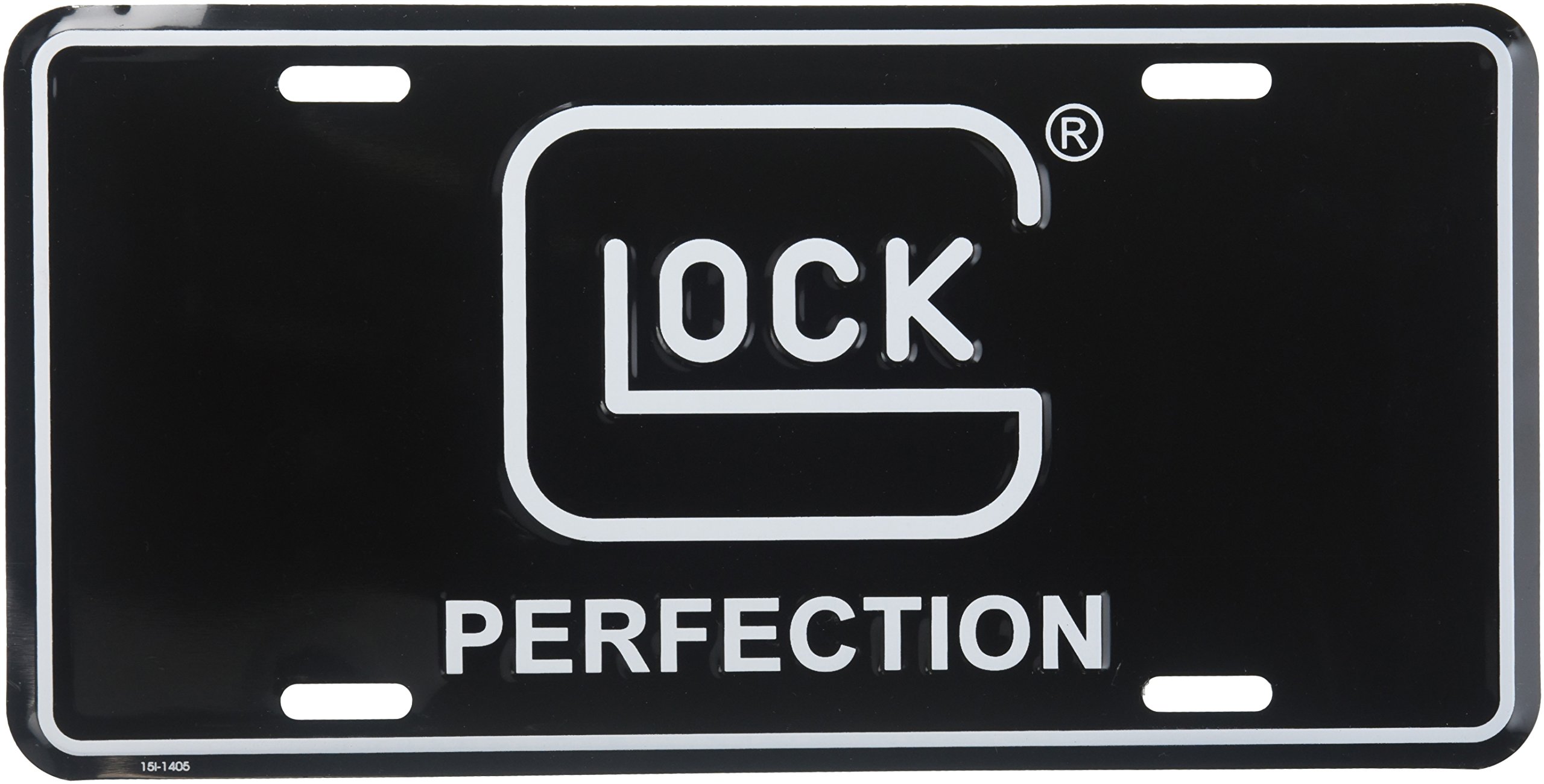 Glock Perfection License Plate Frame | Official Black Glock Accessory for Car & Truck