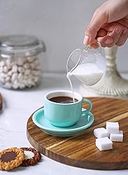 Sweese 2.5 Ounce Porcelain Stackable Espresso Cups