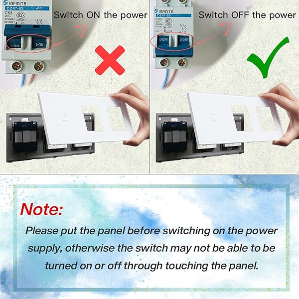 BSEED Normal enchufe doble con WiFi Interruptor de cortinaCompatible con Alexa y Google Home Control de APP y Funcin de Temporizador 1 Gang 1 Va Interruptor Persiana WiFi con Enchufe 16A Blanco