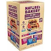 Nature's Bakery Whole Wheat Fig Bars, Variety Pack (8- Blueberry, 8- Original Fig, 8-Raspberry), 1- 24 Count Box of 2 oz Twin Packs (24 Packs), Vegan Snacks, Non-GMO