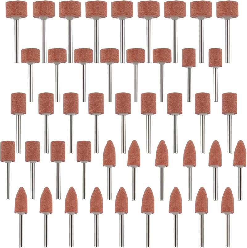 EPLZON 45 Pcs Sanding Bits 1/8in Shank for Dremel Grinding Polishing metal