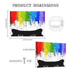 Tewujay Decorative Light Switch Covers 3 Toggle