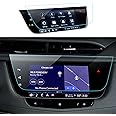 LANTU Tempered Glass Screen Protector for 2025 Cadillac XT5 2017-2024 Accessories Navigation Anti-Glare, Bubble-Free Installation, HD Clarity, Touchscreen Cover 8''