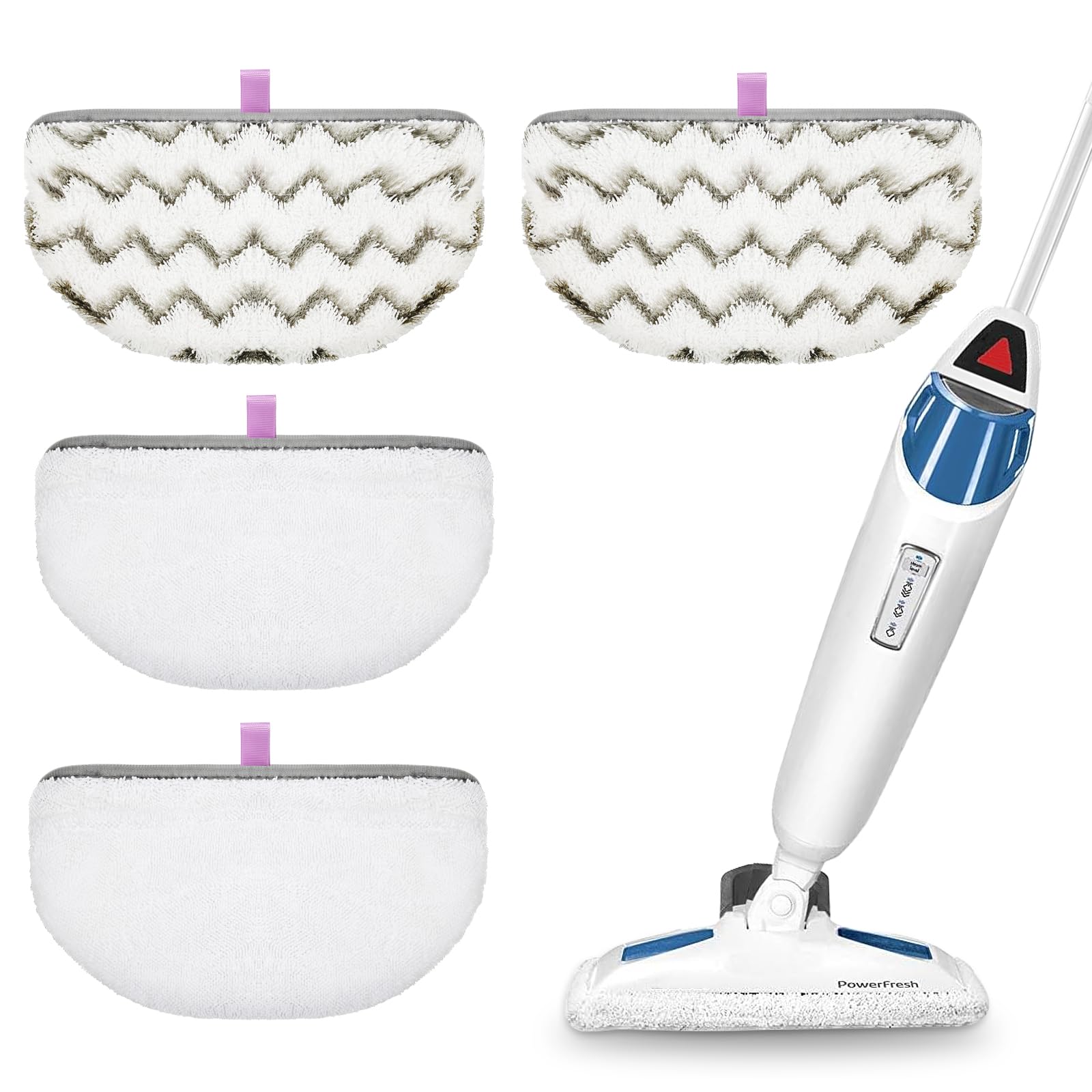 Photo 1 of 1940 1806 for Bissell Steam Mop Pads Replacement Compatible with Bissell Powerfresh Steam Mop 1544 1440 2075A 2685A Series, Models 19402 19404 19408 19409 1940A 1940F 1940Q 1940T 1940W B0006 B0017 (4)