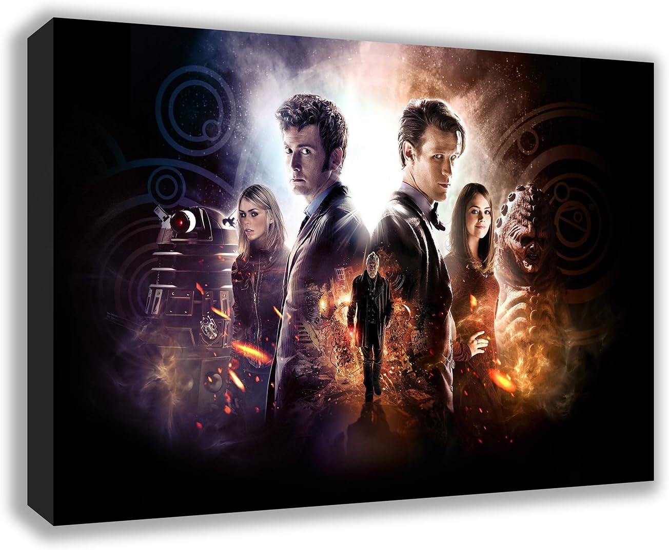DOCTOR WHO 50TH ANNIVERSARY DR WHO CANVAS WALL ART (30x18")