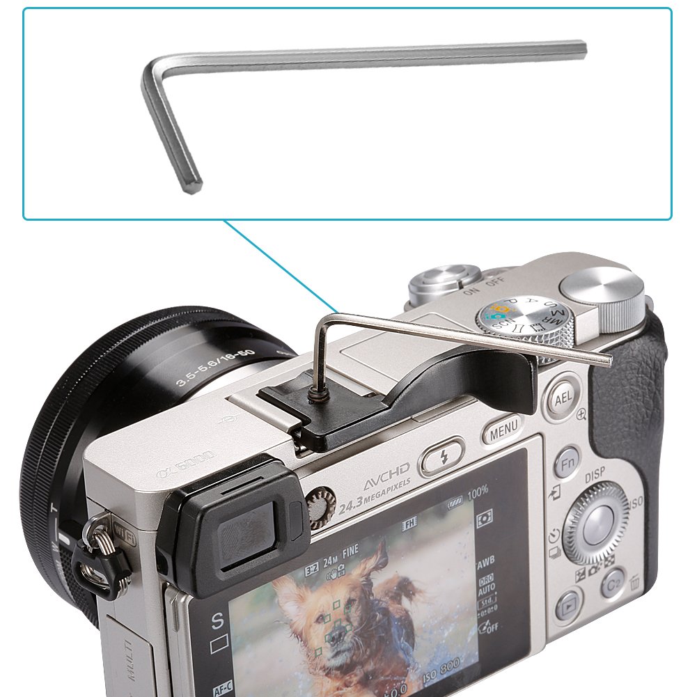 Neewer Hot Shoe TU-100B - Empuñadura para la Micro cámara réflex ...