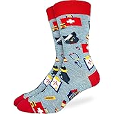 Good Luck Sock Men's Veterinarian Socks, Adult, Shoe Size 7-12