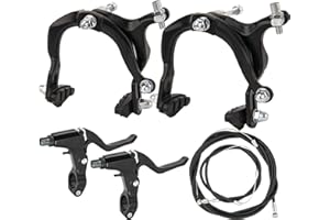 HAOFANG Bike Brakes Calipers Set, fits Children Bike,Brakes' Arch is Approx 62-80mm, Long-Reach Rear & Front C Caliper Brake Set fits Children Bike C Shape Brake