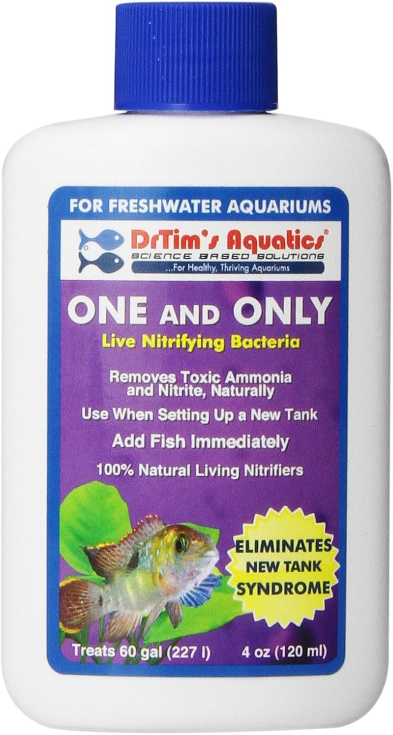 Amazon Com Dr Tim S Aquatics Freshwater One Only Nitrifying dr tim s aquatics freshwater one only nitrifying bacteria for new fish tanks aquariums water filtering disease treatment eco friendly fish