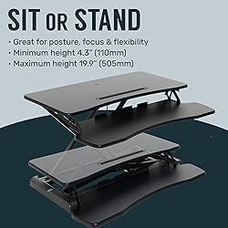 TechOrbits Standing Desk Converter - 32 inch