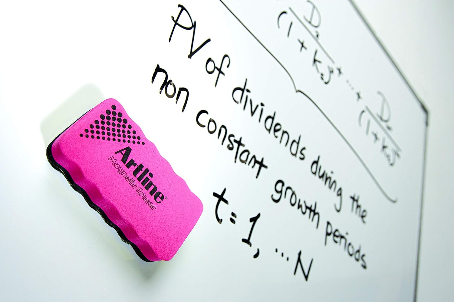 Artline Magnetic Whiteboard Eraser - Red - Image 4