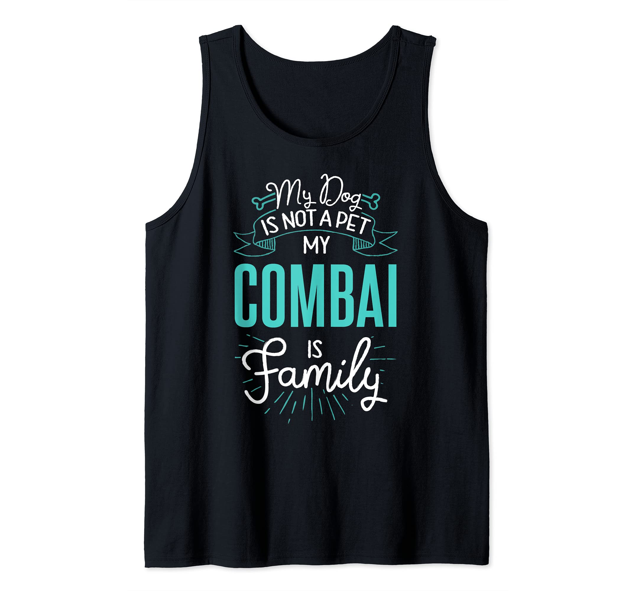 Cute Combai Design Family Dog Giftn Tank Top