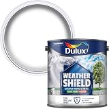 Dulux Weather Shield Quick Dry Gloss Paint 2.5 L Pure Brilliant White