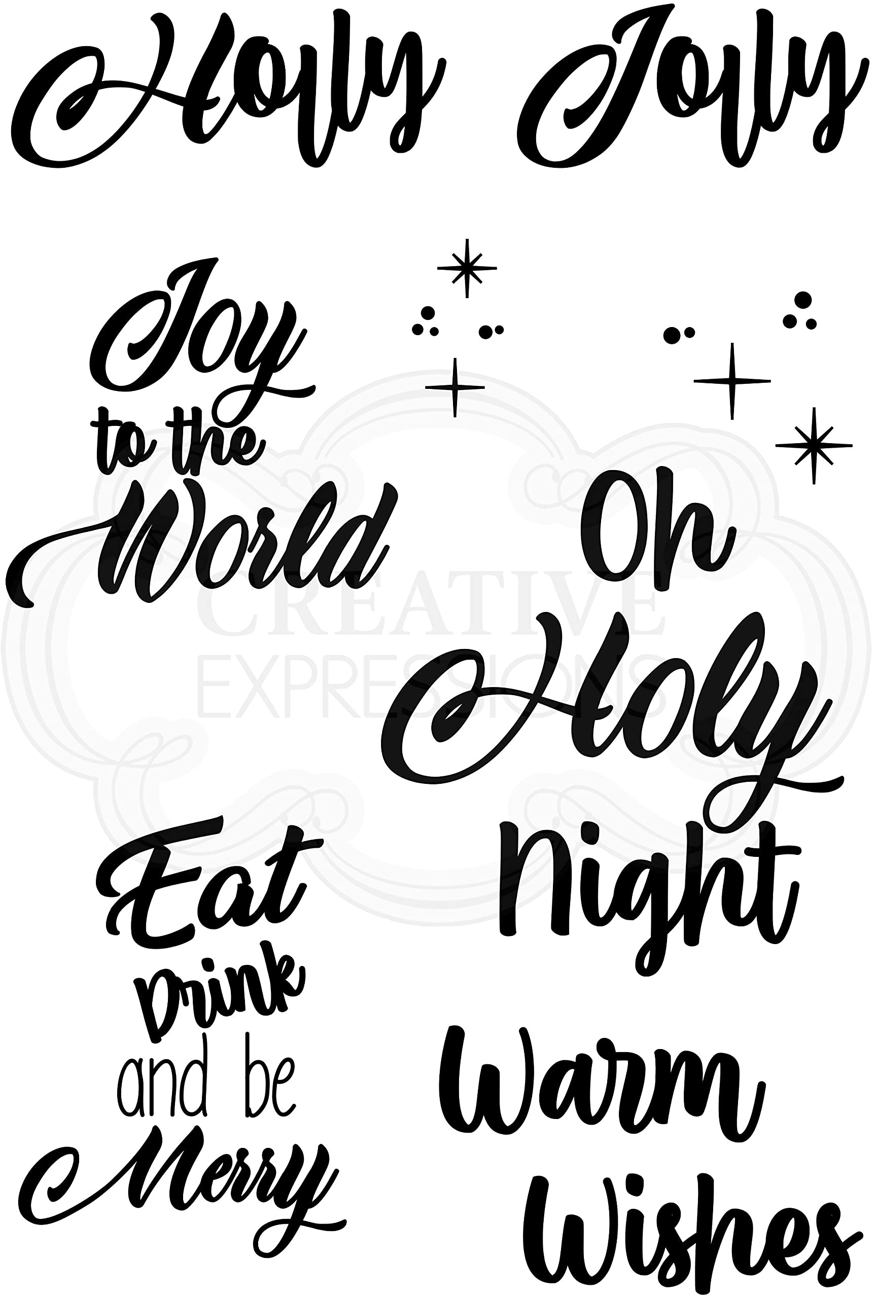 Fabiola Giardinaro - Oh Holy Night - Clear Stamp Set