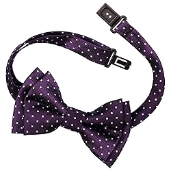 Retreez Pin Dots Woven Microfiber Pre-tied Boy's