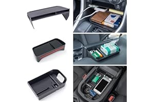 TOPINSTALL 3PCS Console Organizer Set Compatible with 2019-2024 Toyota RAV4 & RAV4 Prime, Save Time on Finding Items, Console Insert Tray Dash Organizer (Just for 8'' Multimedia Display)