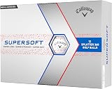 Callaway Supersoft Golf Ball 2023 Red Splatter Hybrid