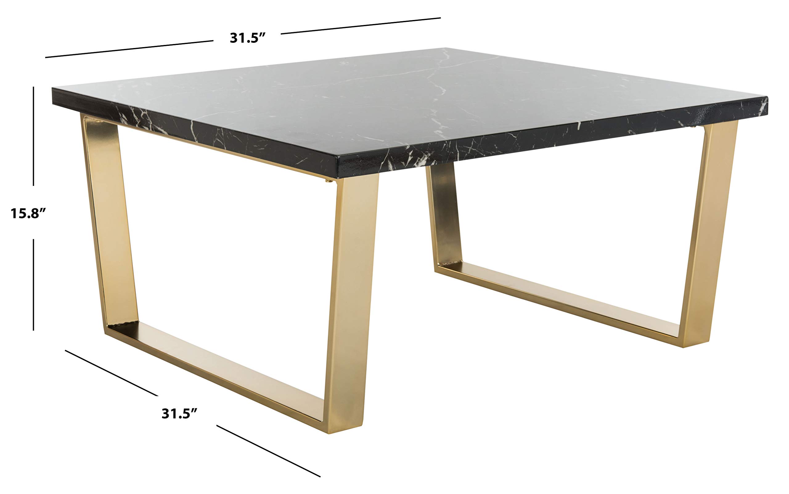 Safavieh Home Carmen Glam Black Faux Mar Buy Online In Gibraltar At Desertcart