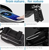 Whale Fall Reflective Frame Bag Waterproof EVA Bike Bag 6.9 inch Touchscreen view 8