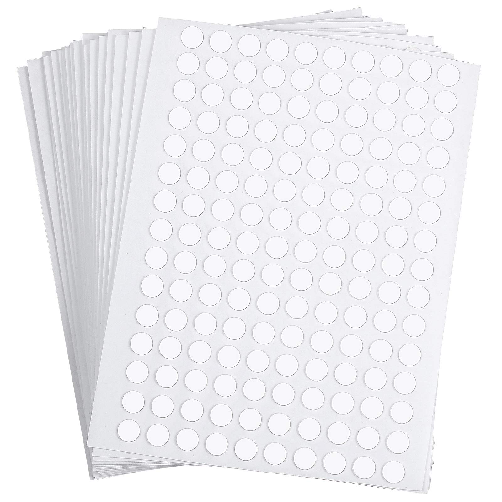 Zonon 3000 Pcs Double Sided Adhesive Dots Clear Glue Point Tape Stickers Balloon Glue Round Mini No Traces Adhesive Sticker Dot Sticker for Classroom Decor Craft DIY Office (0.47 Inch/ 12 mm)