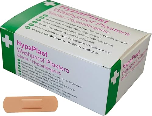 Safety First Aid Group HypaPlast Pink Washproof Plasters, 7.2 x 2.5 cm (Pack of 100)