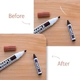 kingkindsun Wood Furniture Repair Kit Markers Wax Sticks 17 Pc for Scratches view 4