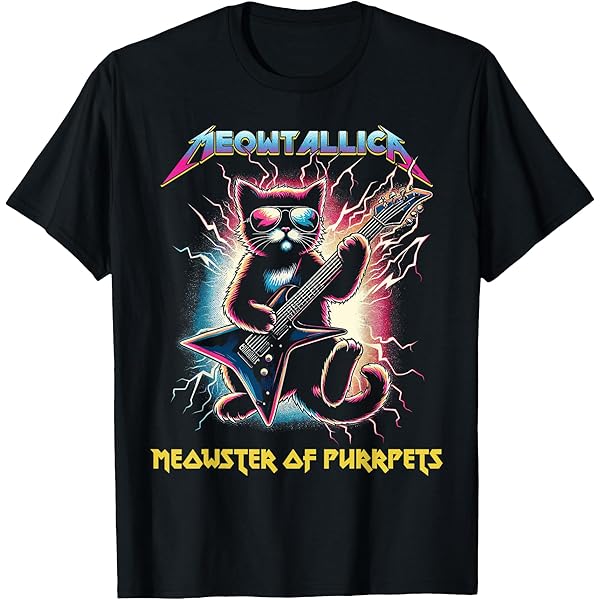 Amazon.com: Catallica - Pet 'Em All funny cat t-shirt T-Shirt