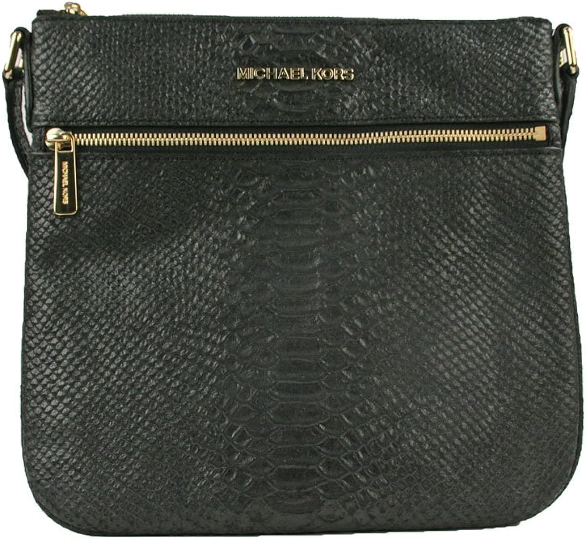 michael kors black snakeskin crossbody