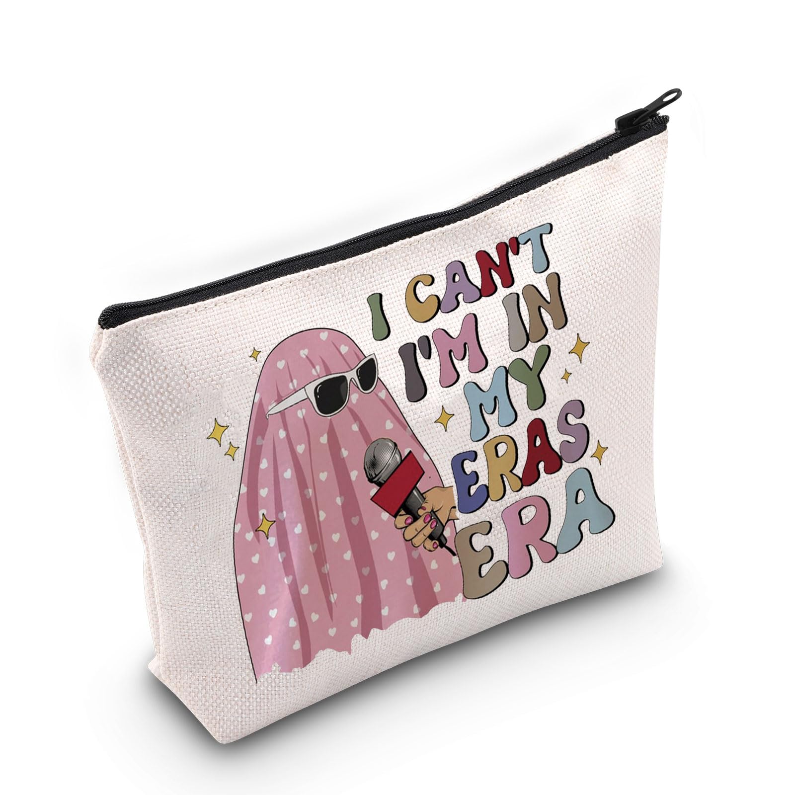 World Tour Concert Meme Gift Singer Merchandise I Can't I'm in My ERAS Era Makeup Bag for TS Fans (My ERAS Era EU)