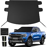 Instraella Windshield Cover for Ice and Snow, Heavy Duty Oxford Fabric, Secure Fit Windproof Frost Snow Cover Windshield Prot